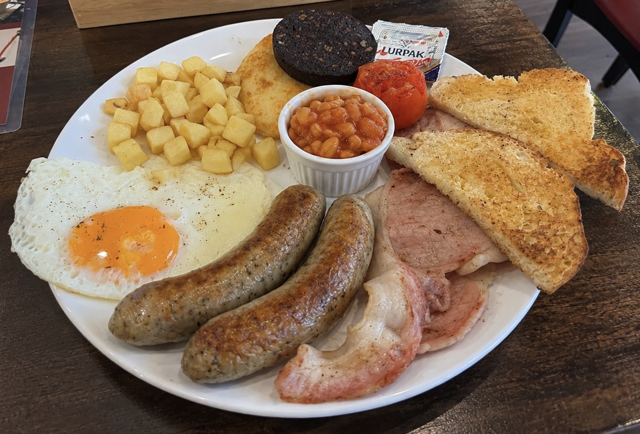 Full English Breakfast at The Shakespeare