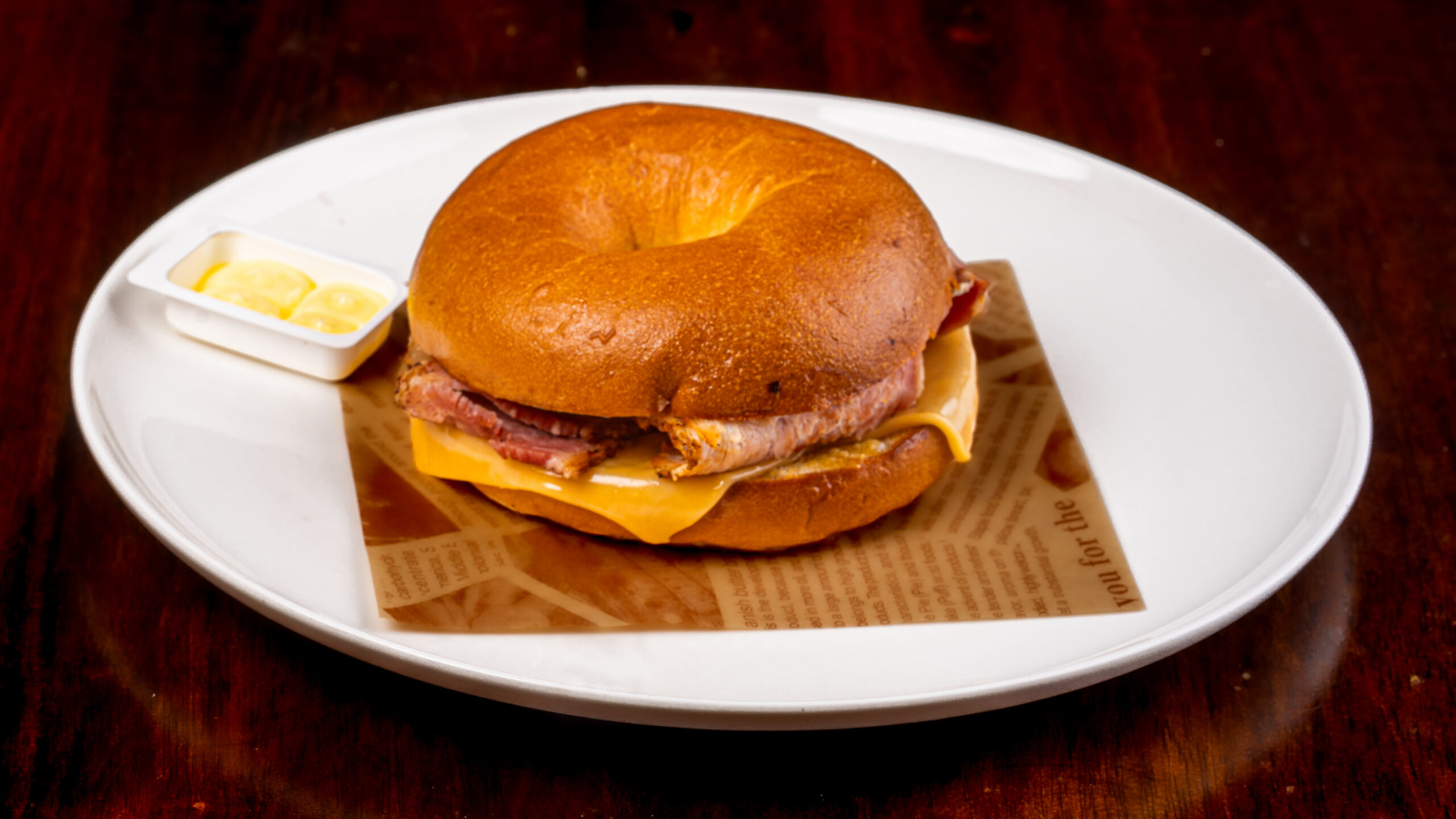 Ham & Cheese Beigal at The Shakespeare