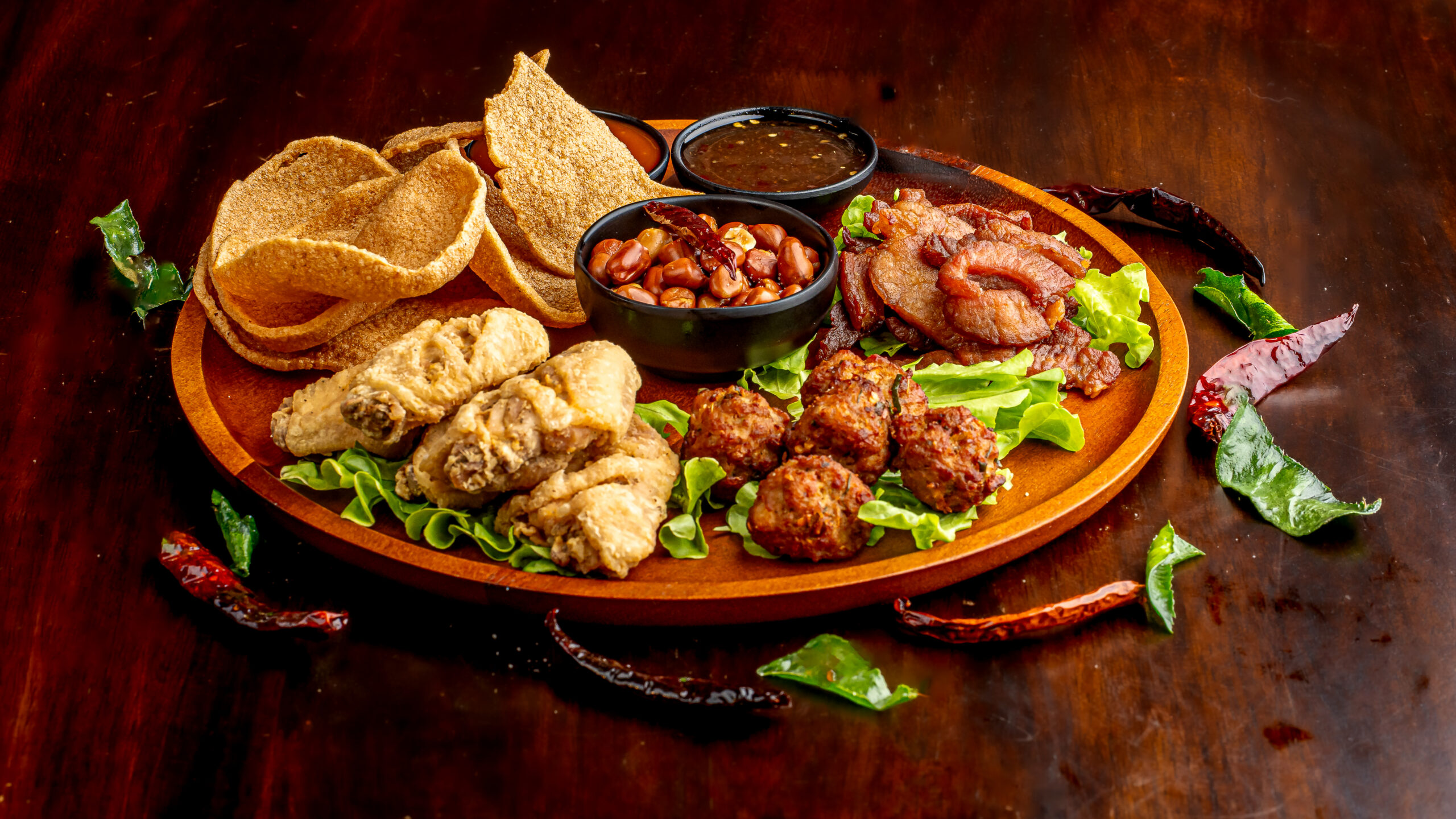 Thai Sharing Platter at The Shakespeare