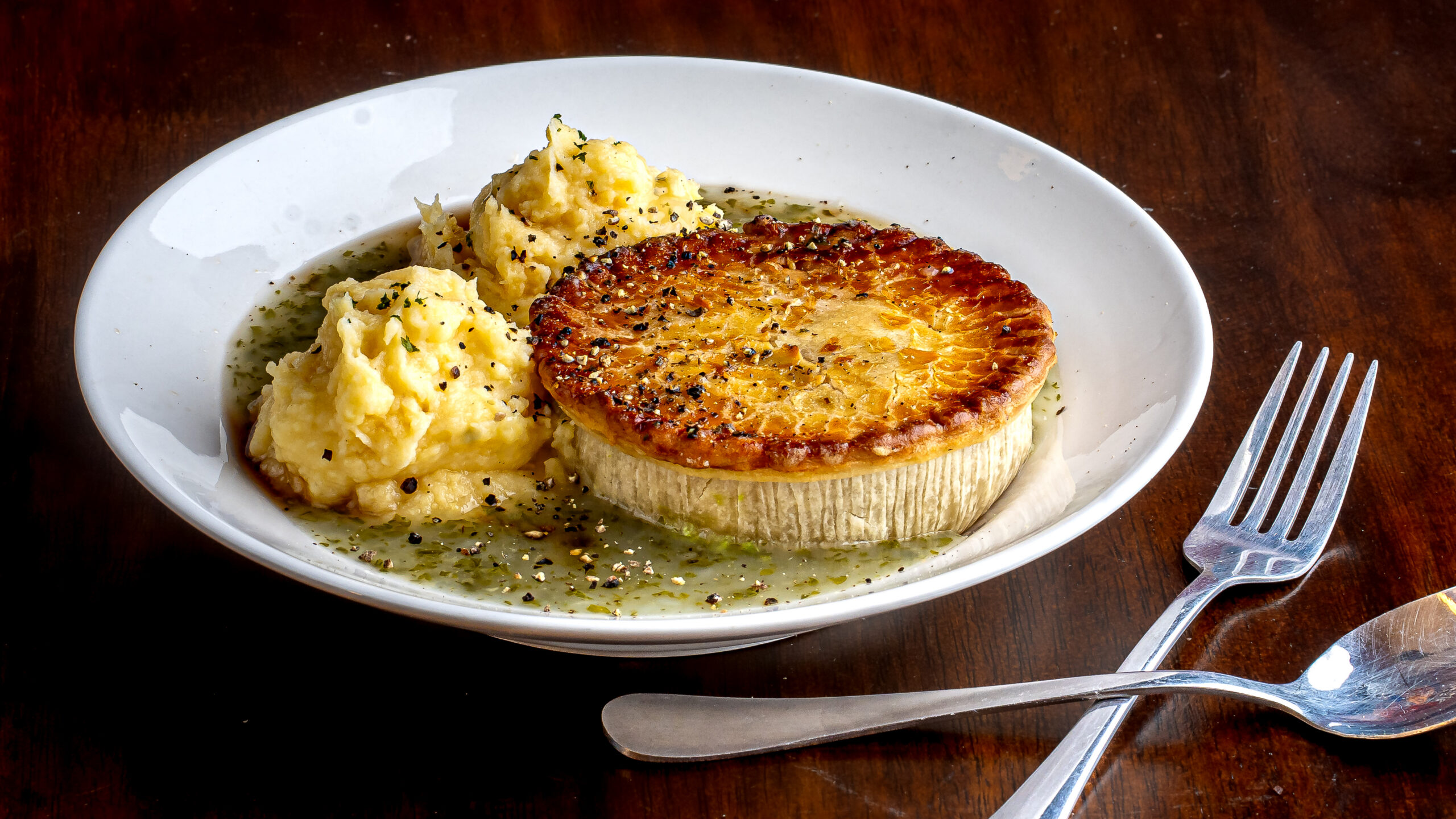 Eastend Pie Mash & Liqour at The Shakespeare
