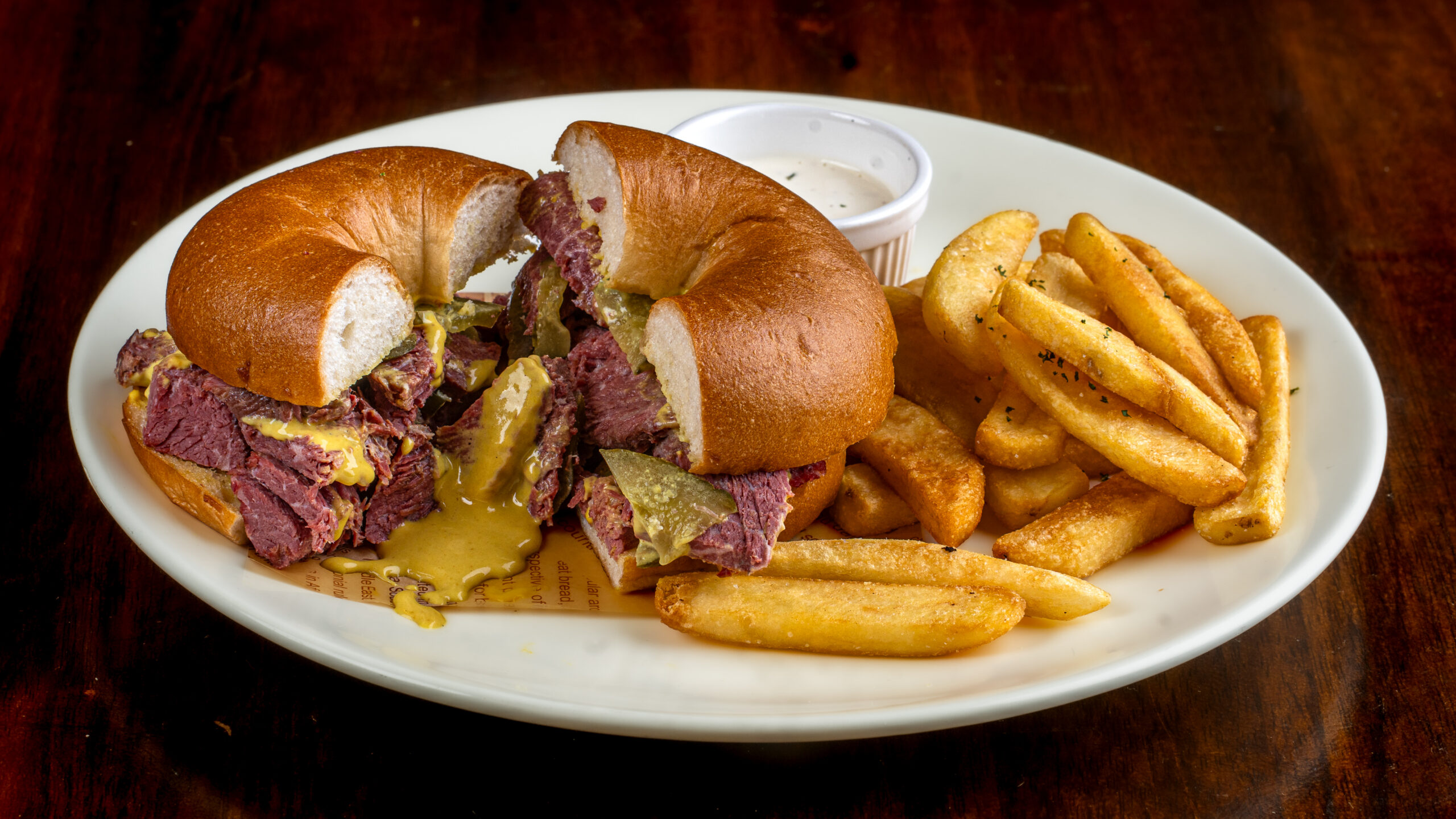 Salt Beef Beigel at The Shakespeare
