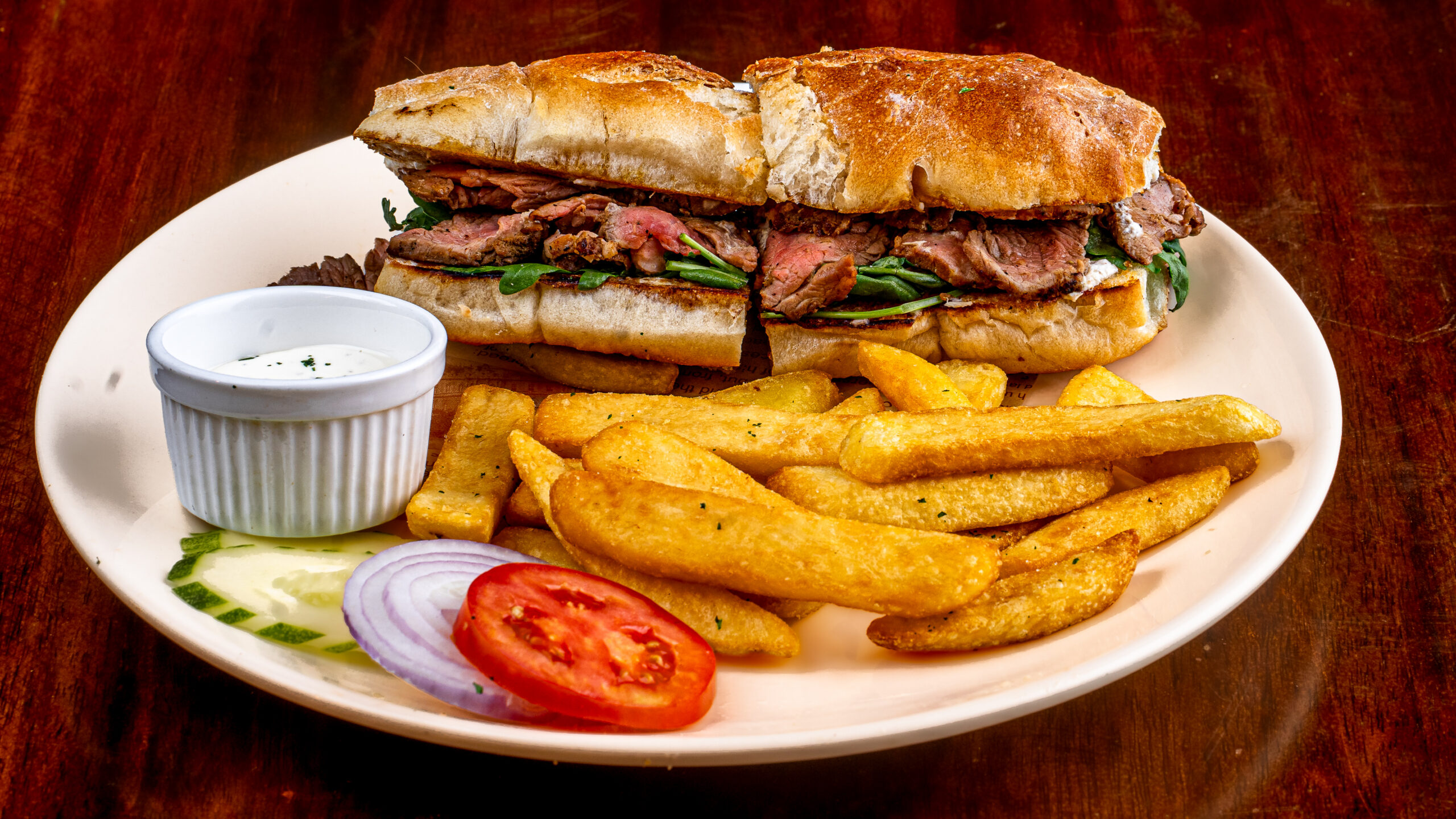 Beef Baguette at The Shakespeare